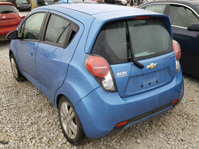 KL8CB6S99FC738899 - 2015 CHEVROLET SPARK LS BLUE photo 3