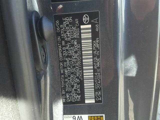 JTKDE177970155130 - 2007 TOYOTA SCION TC 蓝色 照片 10