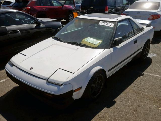 JT2AW15C0F0027616 - 1985 TOYOTA MR2 WHITE photo 2