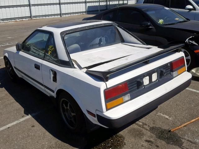 JT2AW15C0F0027616 - 1985 TOYOTA MR2 WHITE photo 3