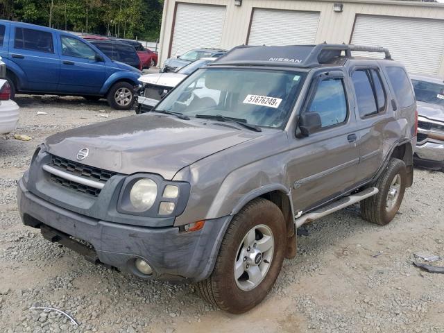 5N1ED28T24C679399 - 2004 NISSAN XTERRA XE GRAY photo 2