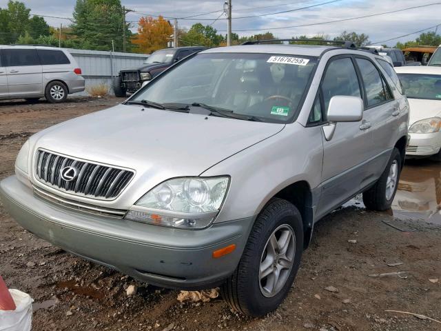 JTJHF10U420246964 - 2002 LEXUS RX 300 SILVER photo 2