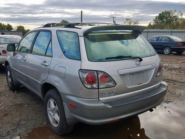 JTJHF10U420246964 - 2002 LEXUS RX 300 SILVER photo 3