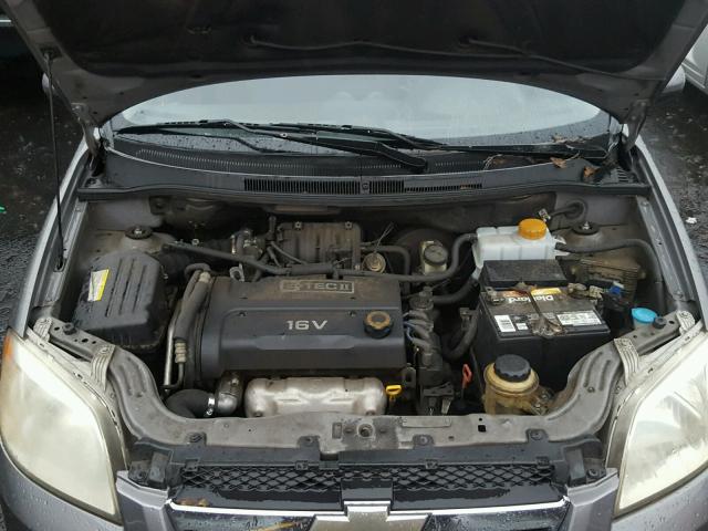 KL1TD56647B048357 - 2007 CHEVROLET AVEO BASE Boz foto 7