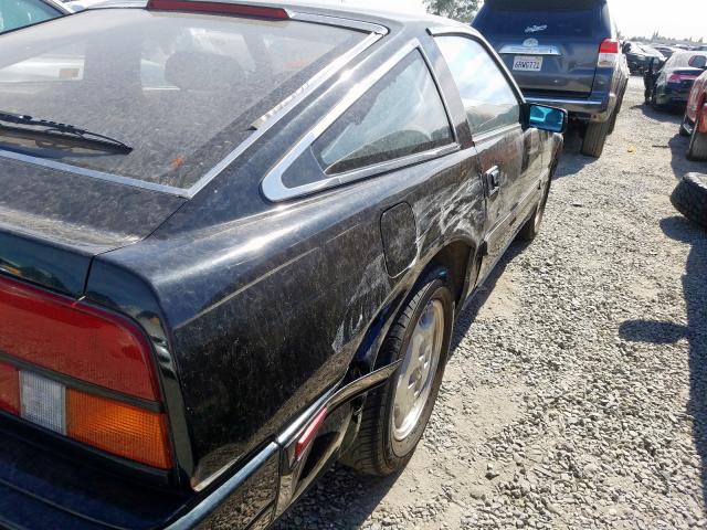 JN1HZ14SXEX007338 - 1984 DATSUN 300ZX BLACK photo 9