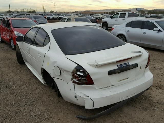 2G2WP552981127430 - 2008 PONTIAC GRAND PRIX WHITE photo 3