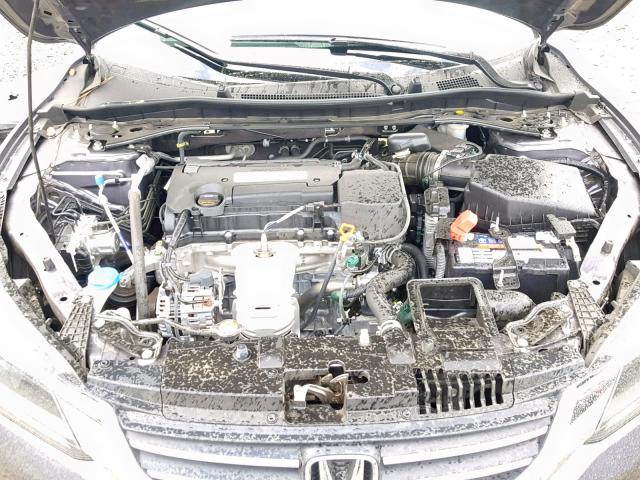 1HGCR2F80EA155095 - 2014 HONDA ACCORD EXL GRAY photo 7