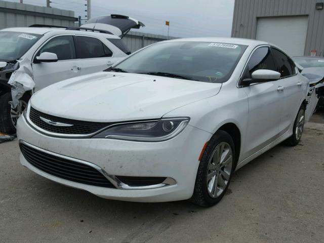 1C3CCCAB4FN603975 - 2015 CHRYSLER 200 LIMITE WHITE photo 2