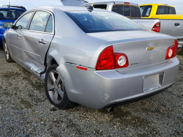 1G1ZD5E03CF352503 - 2012 CHEVROLET MALIBU 2LT SILVER photo 3