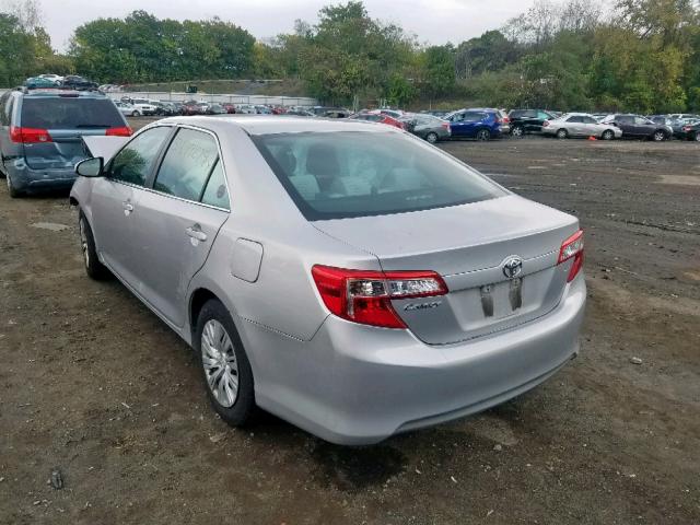 4T1BF1FK1CU163254 - 2012 TOYOTA CAMRY BASE SILVER photo 3