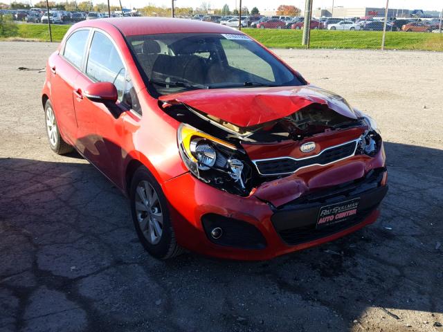 KNADN5A35C6013768 - 2012 KIA RIO EX RED photo 1