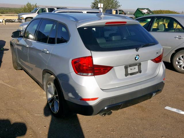 WBAVL1C57EVY17385 - 2014 BMW X1 XDRIVE2 SILVER photo 3