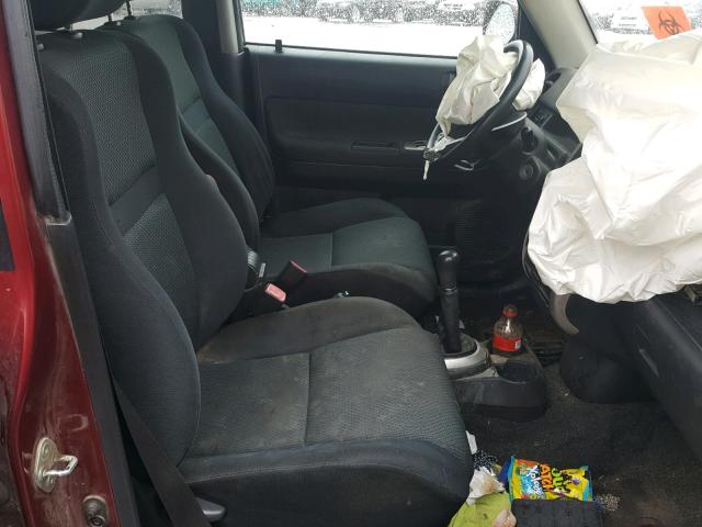 JTLKT334764103468 - 2006 TOYOTA SCION XB Tünd qırmızı foto 5