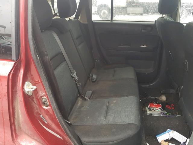 JTLKT334764103468 - 2006 TOYOTA SCION XB Tünd qırmızı foto 6