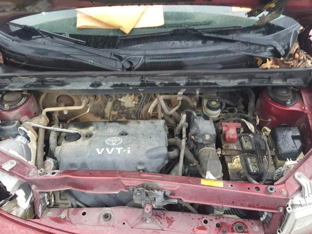 JTLKT334764103468 - 2006 TOYOTA SCION XB Tünd qırmızı foto 7