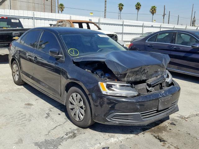 3VW2K7AJ7EM393919 - 2014 VOLKSWAGEN JETTA BASE 黑色 照片 1