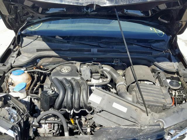 3VW2K7AJ7EM393919 - 2014 VOLKSWAGEN JETTA BASE 黑色 照片 7