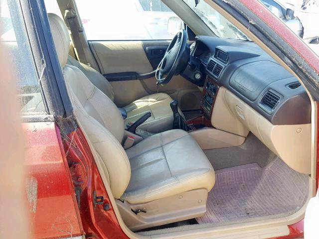 JF1SF6555WG783109 - 1998 SUBARU FORESTER S ბურგუნდია ფოტო 5