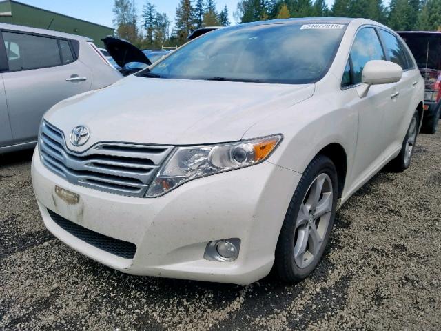 4T3BK11A49U013696 - 2009 TOYOTA VENZA WHITE photo 2