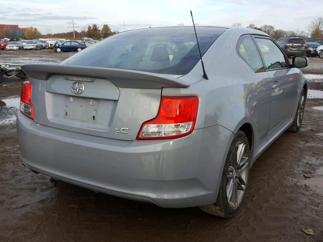 JTKJF5C73D3056312 - 2013 TOYOTA SCION TC ვერცხლისფერი ფოტო 4