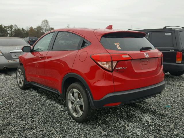 3CZRU5H59GM753598 - 2016 HONDA HR-V EX RED photo 3