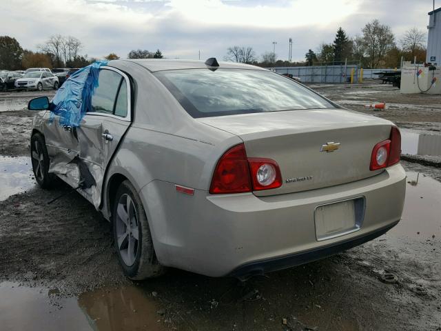 1G1ZC5E02CF319110 - 2012 CHEVROLET MALIBU 1LT BEIGE photo 3