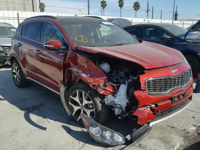 KNDPR3A67J7386787 - 2018 KIA SPORTAGE S RED photo 1