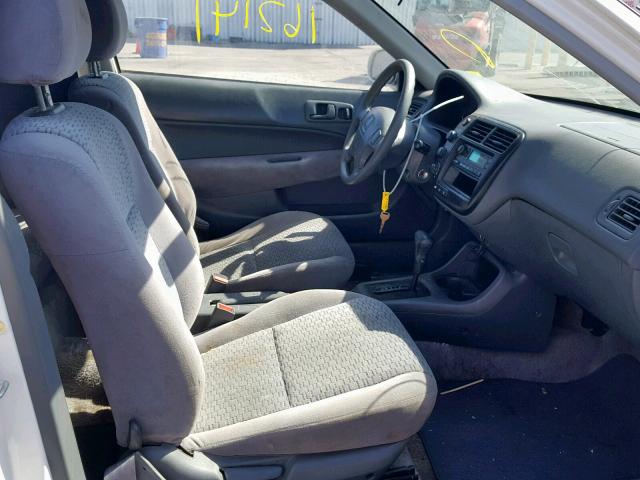 1HGEJ6227XL085420 - 1999 HONDA CIVIC DX WHITE photo 5