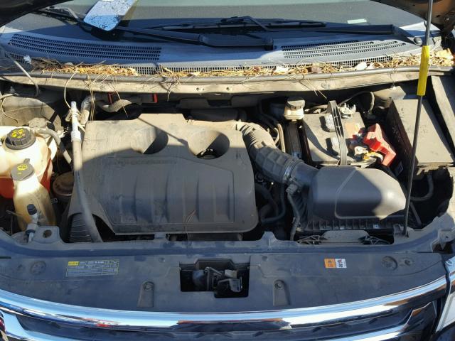 2FMDK3J98DBA44256 - 2013 FORD EDGE SEL BLACK photo 7