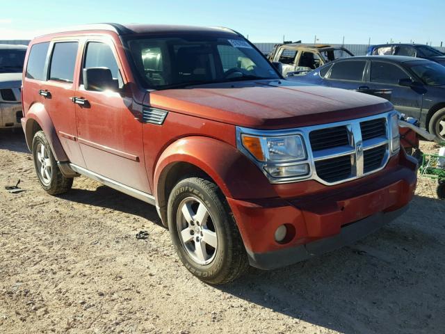 1D8GU28KX8W137932 - 2008 DODGE NITRO SXT ORANGE photo 1