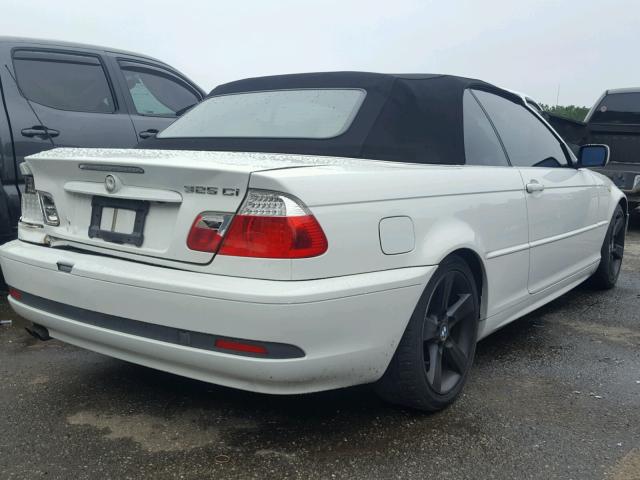 WBABW33445PL34924 - 2005 BMW 325 CI WHITE photo 4