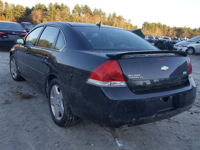 2G1WD58C769157882 - 2006 CHEVROLET IMPALA SUP 黑色 照片 3