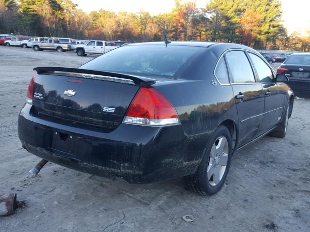 2G1WD58C769157882 - 2006 CHEVROLET IMPALA SUP BLACK photo 4