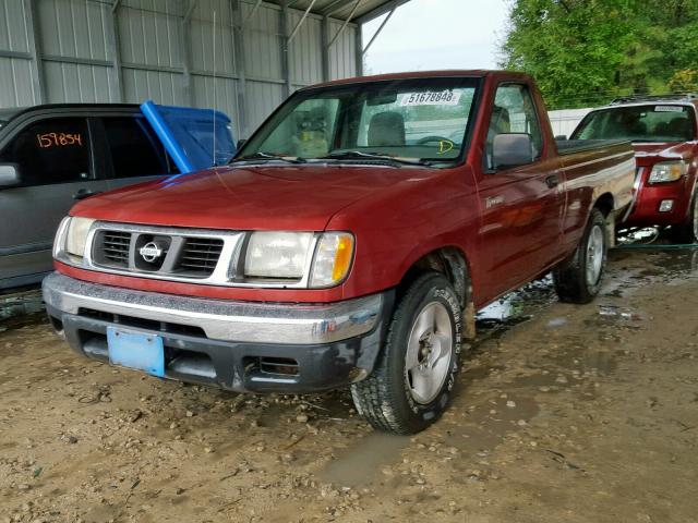 1N6DD21S3YC416200 - 2000 NISSAN FRONTIER X RED photo 2