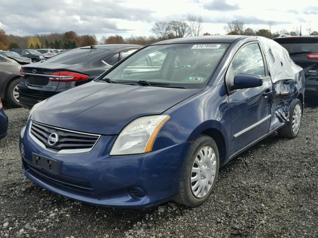 3N1AB6AP7BL603534 - 2011 NISSAN SENTRA 2.0 BLUE photo 2