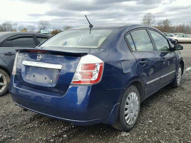 3N1AB6AP7BL603534 - 2011 NISSAN SENTRA 2.0 BLUE photo 4