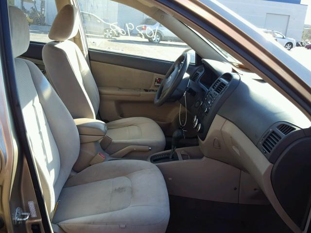 KNAFE122075481202 - 2007 KIA SPECTRA EX GOLD photo 5