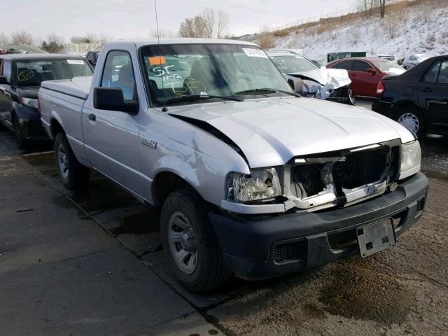 1FTYR10D66PA51360 - 2006 FORD RANGER SILVER photo 1