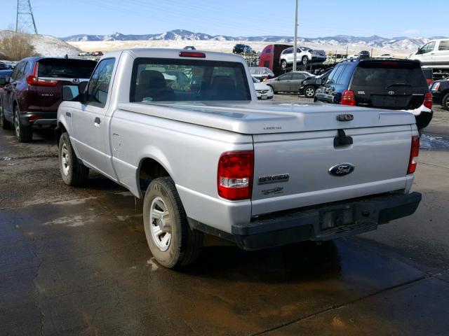 1FTYR10D66PA51360 - 2006 FORD RANGER SILVER photo 3