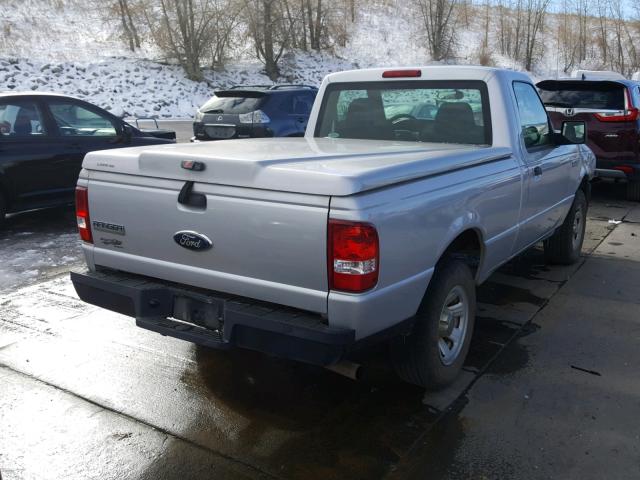 1FTYR10D66PA51360 - 2006 FORD RANGER SILVER photo 4