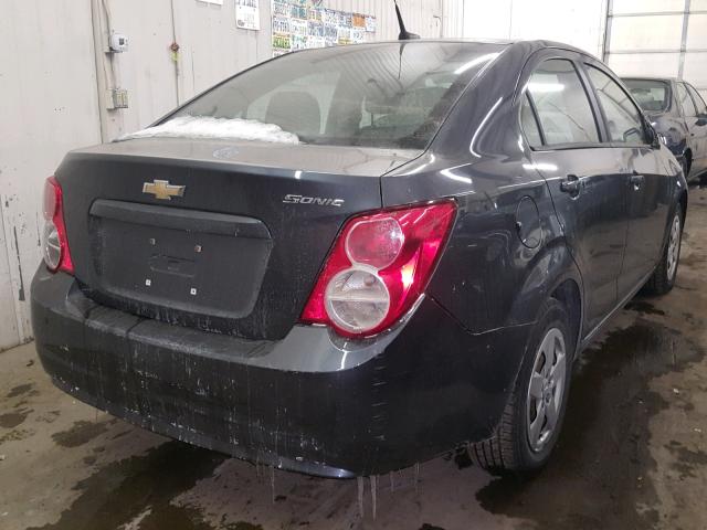 1G1JB5SH5D4123864 - 2013 CHEVROLET SONIC LS 石墨色 照片 4