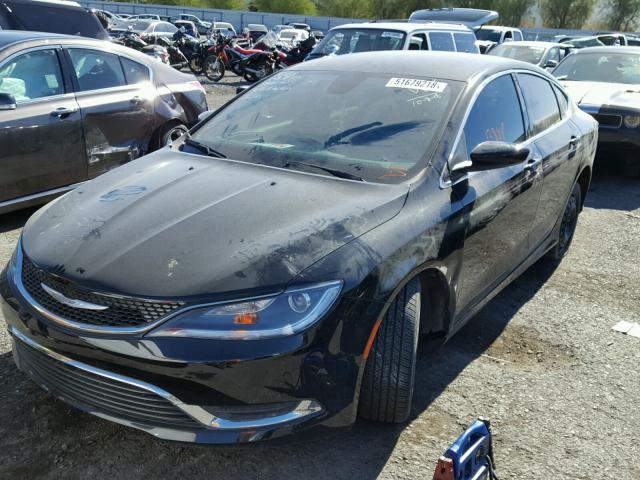 1C3CCCAB9GN166752 - 2016 CHRYSLER 200 LIMITE BLACK photo 2