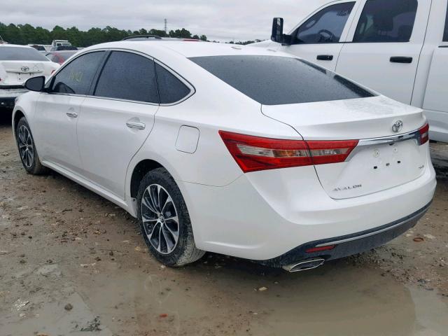 4T1BK1EB0HU261714 - 2017 TOYOTA AVALON XLE WHITE photo 3