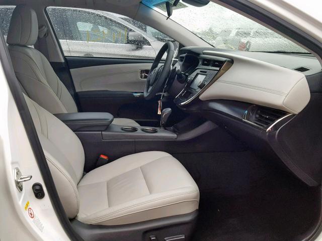 4T1BK1EB0HU261714 - 2017 TOYOTA AVALON XLE WHITE photo 5