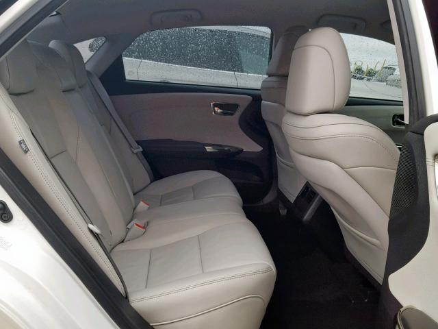 4T1BK1EB0HU261714 - 2017 TOYOTA AVALON XLE WHITE photo 6