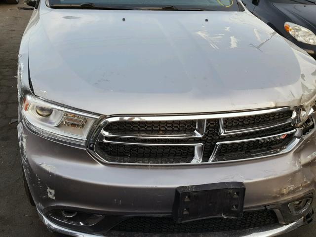 1C4RDJAG1EC267277 - 2014 DODGE DURANGO SX SILVER photo 7