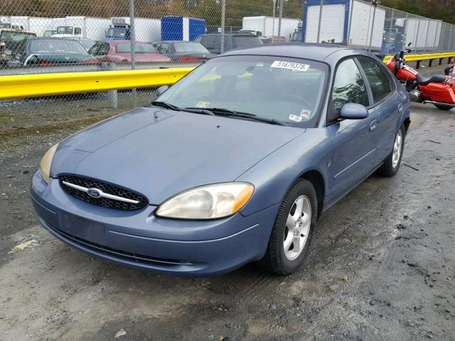 1FAFP55S41G284549 - 2001 FORD TAURUS SES BLUE photo 2