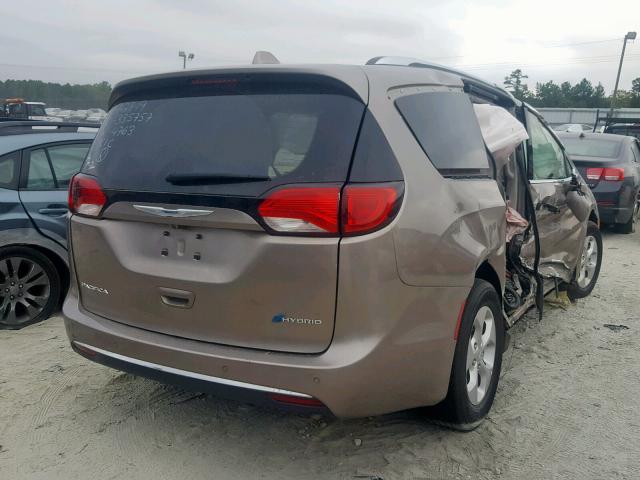 2C4RC1L76JR124763 - 2018 CHRYSLER PACIFICA H BROWN photo 4