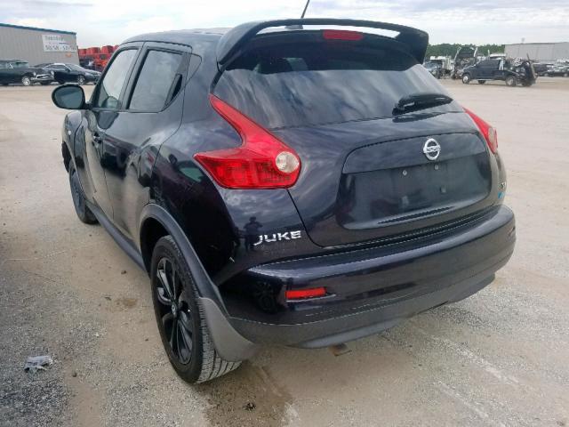 JN8AF5MR3DT213641 - 2013 NISSAN JUKE S BLACK photo 3