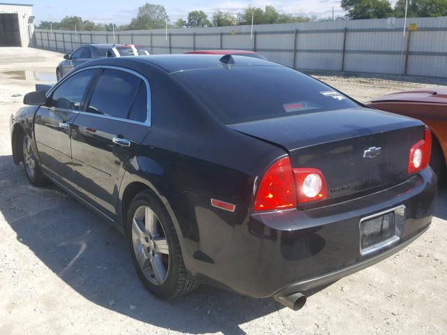 1G1ZC5E06CF355429 - 2012 CHEVROLET MALIBU 1LT შავი ფოტო 3